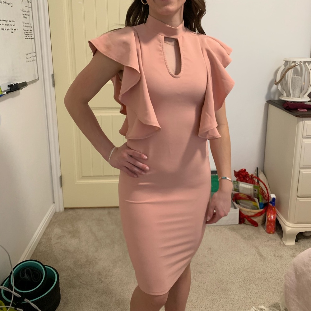 Beautiful spring ready light pink dress